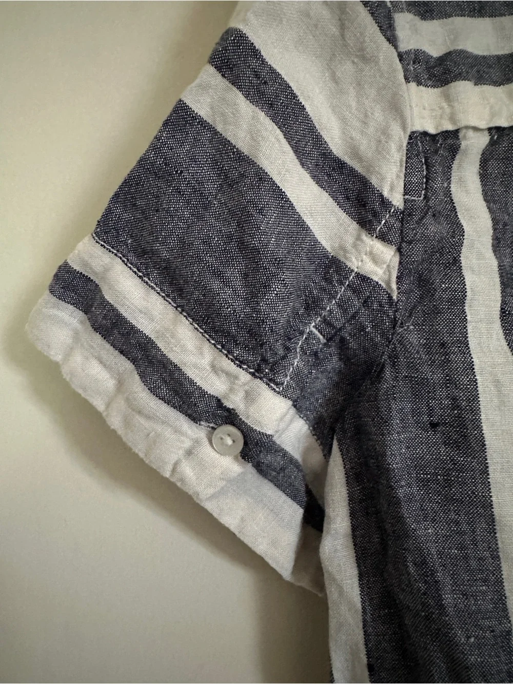 J. Crew Linen Popover Top